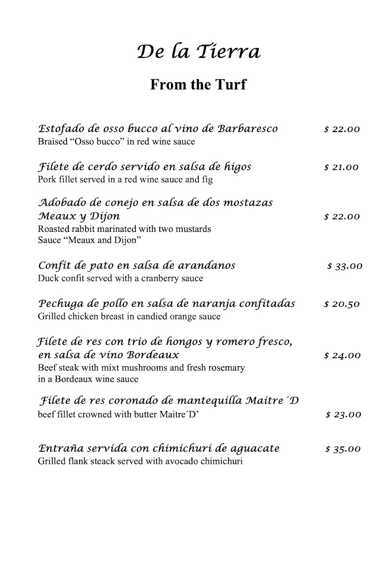 Menu Chef Pascal Restaurant-1